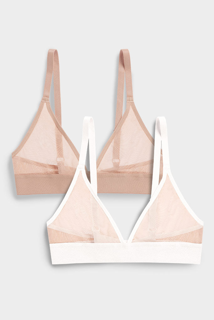 Sieve Triangle Bra Custom 2-Pack